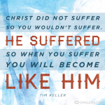 Suffering as Christ
